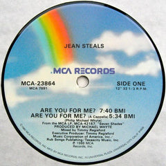 Jean Steals : Are You For Me? (12", Single, Glo)