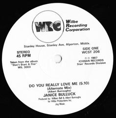 Janice Bullock : Do You Really Love Me (12")