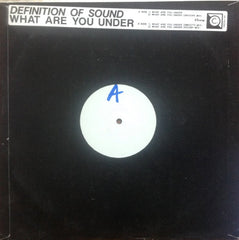 Definition Of Sound : What Are You Under (12", W/Lbl)