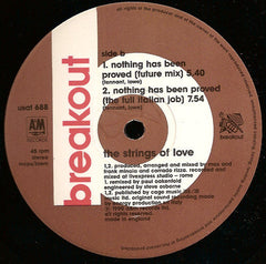 The Strings Of Love : Nothing Has Been Proved (12", Single)