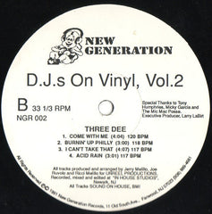 Various : D.J.s On Vinyl, Vol. 2 (12")