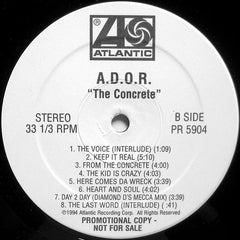 A.D.O.R. : The Concrete (The Album) (LP, Album, Promo)