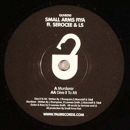 Small Arms Fiya Featuring Serocee & LS (4) : Murderer / Give It To Mi (7")