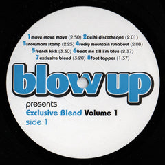 Various - Blow Up Presents Exclusive Blend Volume 1 Blow Up Records BlowUp006LP