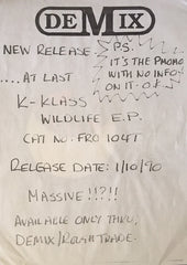 K-Klass : The Wildlife E.P. (12", EP, W/Lbl)