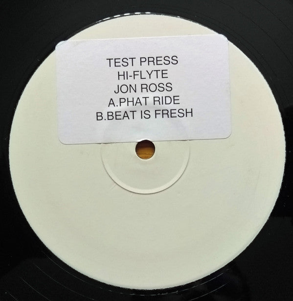 Jon Ross : Phat Ride / Beat Is Fresh (12", TP, W/Lbl)
