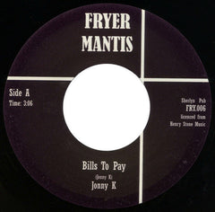 Johnny K (8) : Bills To Pay (7", Single, RE)