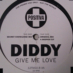 Diddy : Give Me Love (12", Promo)