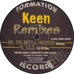 Keen : 1,2,3. (DJ-SS Rmx) / The Battle Frontier (12")