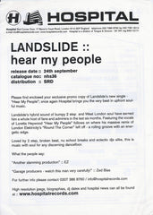 Landslide : Hear My People (12", Promo)