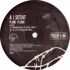 A-J-Scent : Pling Plong (Medicine 8 Mixes / A J's Original Mix) (12")