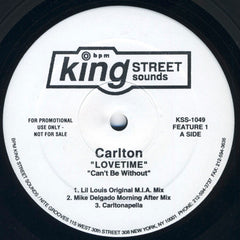 Carlton : Lovetime (2x12", Promo)