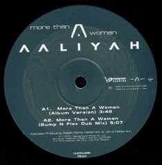 Aaliyah : More Than A Woman (Bump & Flex Mixes) (12", Promo)