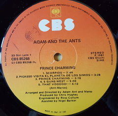Adam And The Ants : Prince Charming (LP, Album, Gat)