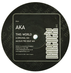 Aka (7) : This World (12")