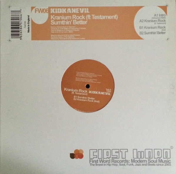Kidkanevil : Kranium Rock (12")