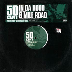 50 Cent : In Da Hood / 8 Mile Road (G-Unit Remix) (12", Promo)