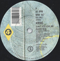49ers : Don't You Love Me (7", Single, Pap)