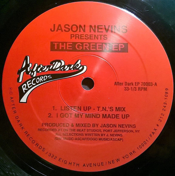 Jason Nevins : The Green EP (12", EP)