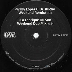 Mónica Naranjo : No Voy A Llorar (Remixes) (12")
