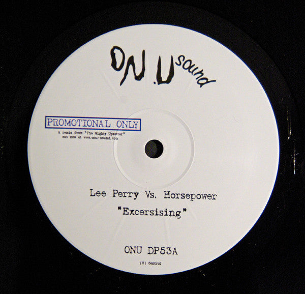 Lee Perry Vs. Horsepower Productions : Excersising (12", Ltd, Promo)