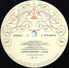 Joaquín Rodrigo ; John Zaradin, Philomusica Of London, Guy Barbier : Concierto De Aranjuez For Guitar And Orchestra (LP)