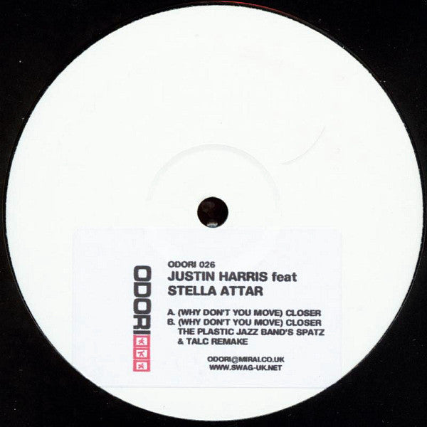 Justin Harris : (Why Don't You Move) Closer (12", W/Lbl, Sti)