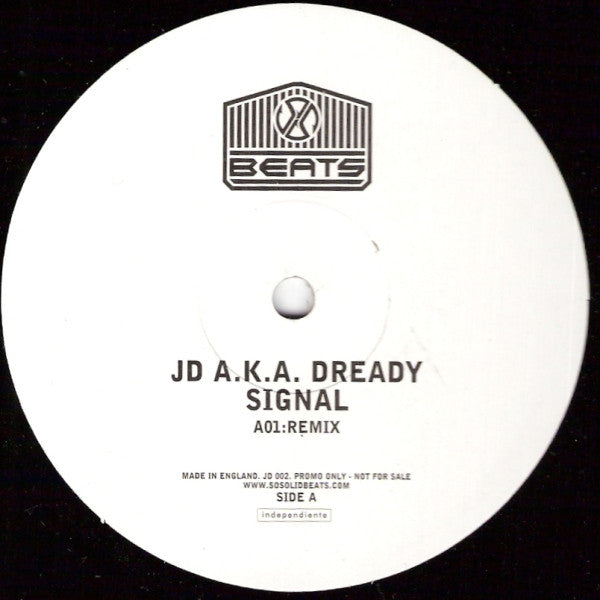 JD (3) A.K.A. Dready (3) : Signal (Remix) (12", Promo)