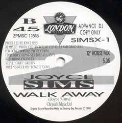 Joyce Sims : Walk Away (The 12" Selection) (2x12", Promo)