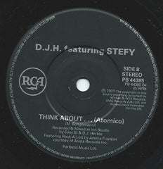 D.J.H. Featuring Stefy* : Think About ... (7")