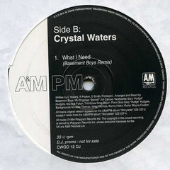 Crystal Waters : What I Need (David Morales + Basement Boys Remixes) / Ghetto Day (2x12", Promo)