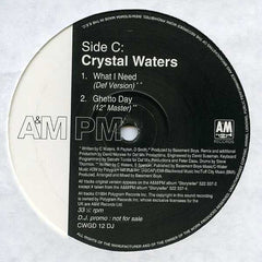 Crystal Waters : What I Need (David Morales + Basement Boys Remixes) / Ghetto Day (2x12", Promo)