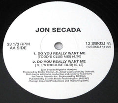 Jon Secada : Do You Really Want Me (12", Promo)