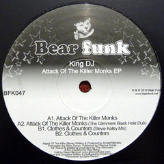 King DJ : Attack Of The Killer Monks EP (12", EP)