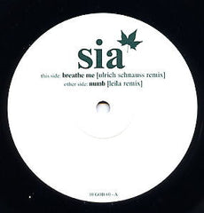 Sia : Breathe Me / Numb (10", Ltd, Promo)