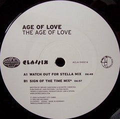 Age Of Love : The Age Of Love (12", Maxi)