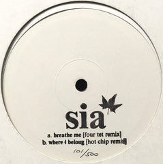 Sia : Breathe Me (10", W/Lbl)