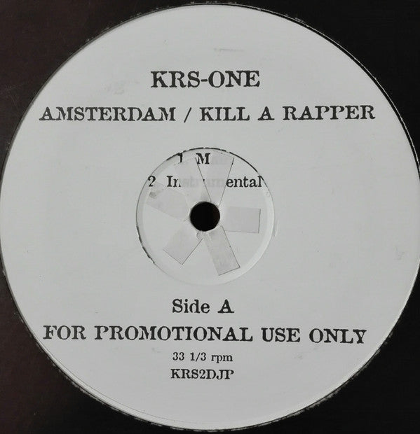 KRS-One / Marley Marl / Fat Joe : Amsterdam / Kill A Rapper / My Conscience (12", Unofficial)