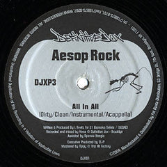 Aesop Rock / Karniege : All In All / Make News / Bazooka, Chameleon, Robot (12")