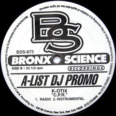 K-Otix : U Know The Name (12", Promo)