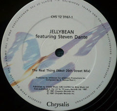 John "Jellybean" Benitez Featuring Steven Dante : The Real Thing (12")
