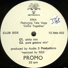 KMA Featuring Tata Vega : Come Together (12", Promo)
