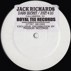 Jack Richards : Dark Secret / Just 4 Lu (12", W/Lbl, Sti)