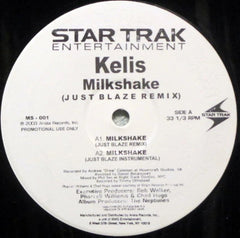 Kelis : Milkshake (Just Blaze Remixes) (12", S/Sided, Promo)