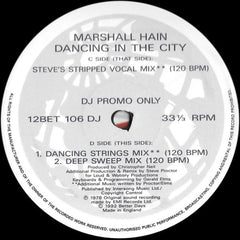 Marshall Hain : Dancing In The City (2x12", Promo)