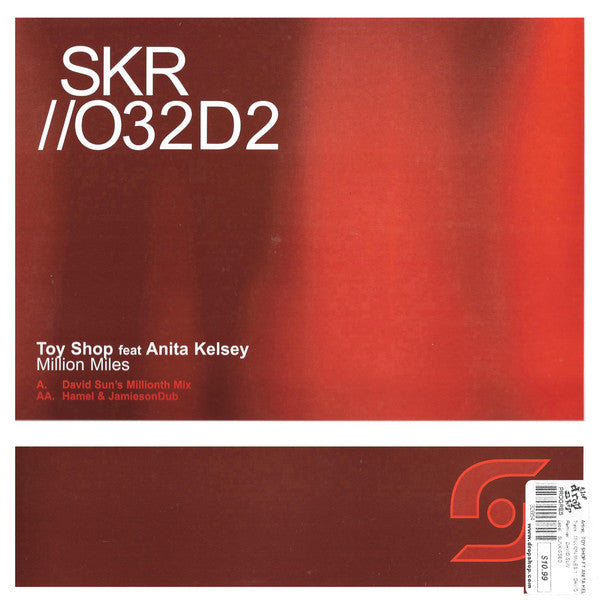 Toy Shop Feat. Anita Kelsey : Million Miles (12", Dis)