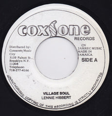 Lennie Hibbert / Black & George : Village Soul / Peanut Butter (7", RE)