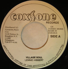 Lennie Hibbert / Black & George : Village Soul / Peanut Butter (7", RE)