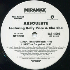 Absoulute featuring Kelly Price & Cha Cha : Heat (12", Promo)