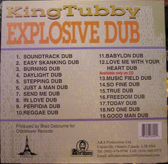 King Tubby : Explosive Dub (LP, Comp, RP)